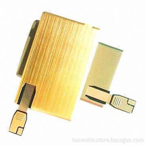 Easy to Carry Credit Card Portable Slim Power Banks with 4GB USB, 1 Year Warranty